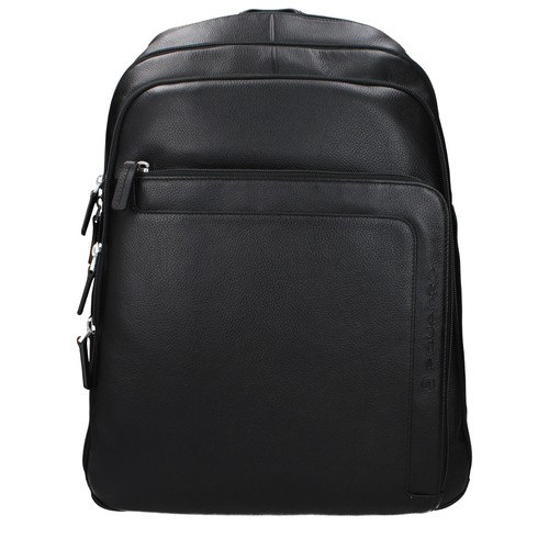 Piquadro black leather - black,