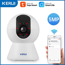 KERUI Mini Indoor Wireless 5MP Tuya Smart Wifi IP Camera Home Security CCTV Tele
