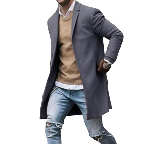 Cappotto lungo semplice caldo