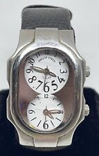 OROLOGIO DA POLSO PHILIP STEIN TESLAR DUAL TIME 3 ATM impermeabile funzionante