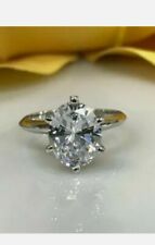 3Ct Rotondo Solitario Ovale