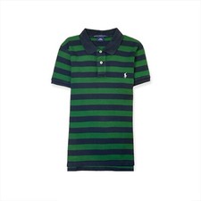 Maglietta Polo Ralph Lauren Donna S righe Verde Blu cotone manica cortaPre Owned