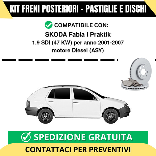 Kit freni posteriori per - freni,