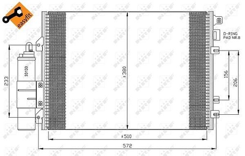 Condensatore climatizzatore - condensatore,,