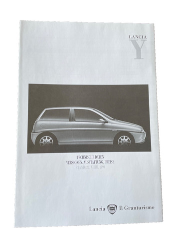 Brochure depliant dati tecnici