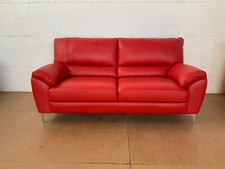 DIVANO 3 POSTI IN VERA  PELLE