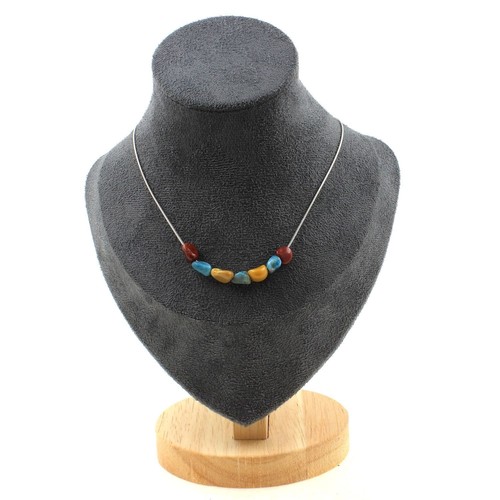 Collana perle mookaite - collana, 7