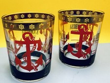 collezionismo pubblicitario     KAMBUSA L’AMARICANTE  ……coppia bicchieri