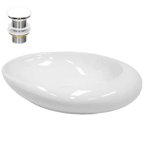 Lavabo ceramica con set - lavabo,