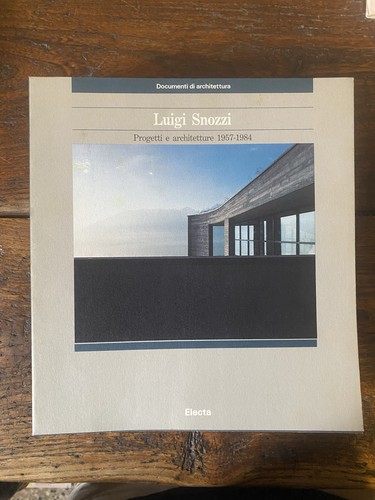 Luigi snozzi progetti - progetti, e