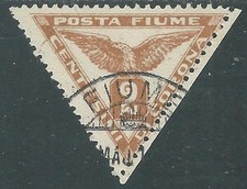 1919 FIUME GIORNALI USATO AQUILA TIRATURA TRIESTE - US30-9