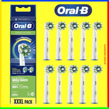 10x TESTINE DI RICAMBIO BRAUN ORAL-B CROSSACTION PER SPAZZOLINO ELETTRICO 10 PZ!