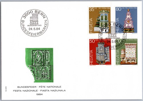 Svizzera fdc berna 1984 - svizzera,