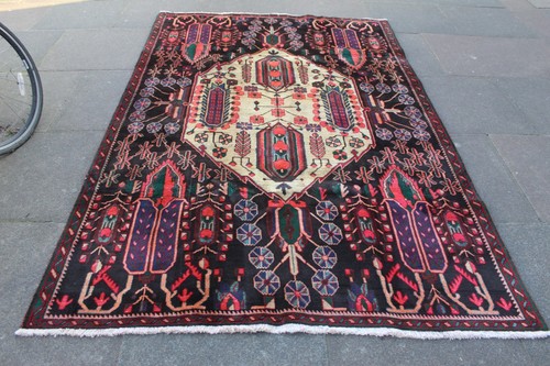 Tappeto grande vintage fatto - , a