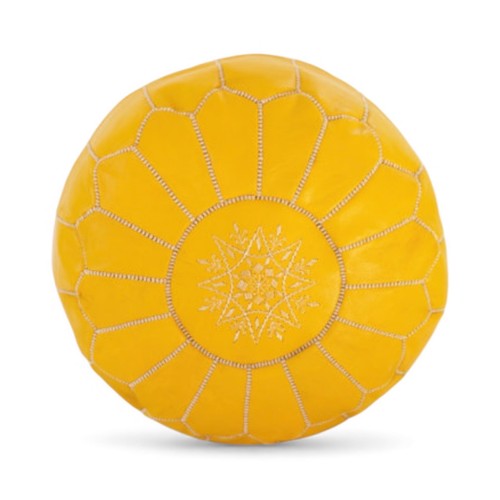 Pouf lusso pelle - pouf,