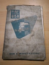 Fiat 615 use - use, maintenance