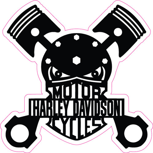 Harley davidson piston skull - piston,