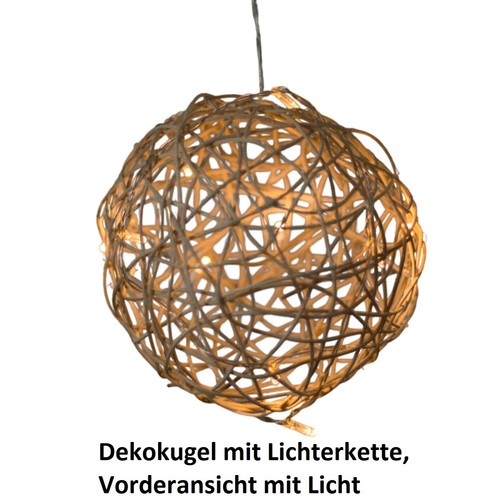 Sfera decorativa led naturale - decorativa,