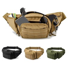 MARSUPIO UOMO DONNA TATTICO MILITARE SPORTIVO MULTITASCHE 6 SCOMPARTI DA LAVORO