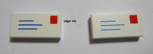 Lego 3069bp01 tile 1x2 city - x4,