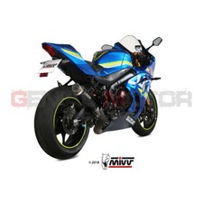 Terminale Scarico MIVV GP PRO Nero Acciaio inox Suzuki Gsx-R 1000 2017 > 2020