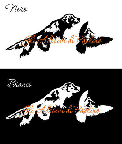 Adesivo setter inglese - adesivo,