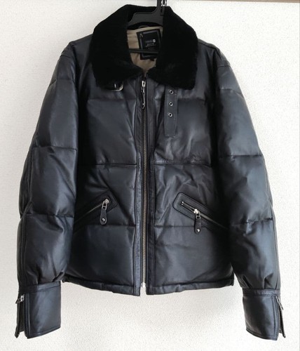 Giacca militare nera pelle - militare,