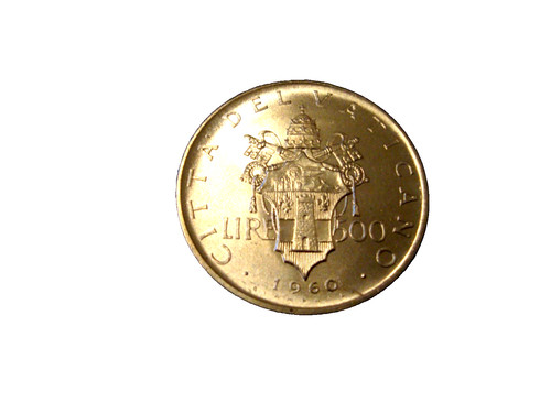 500 lire 1960 roma città - lire, del