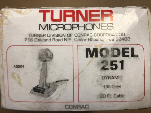 Turner microfono vintage - turner, co