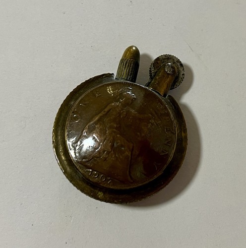 Antique wwi brass trench - wwi,