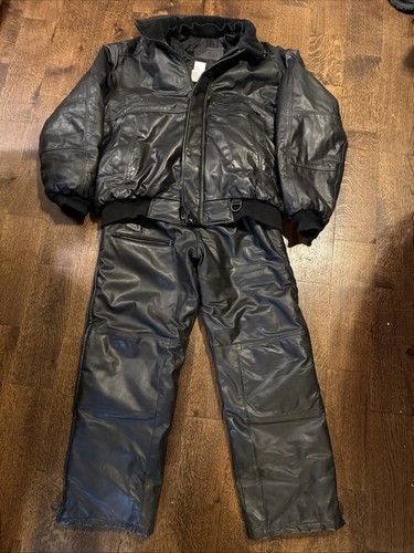 Giacca tuta motoslitta pelle