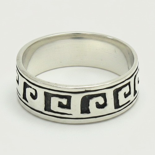 Anello fascia argento - anello, a
