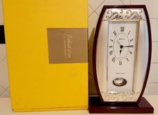 Orologio pendolo con cornice argento Valenti & co. altezza 37 cm