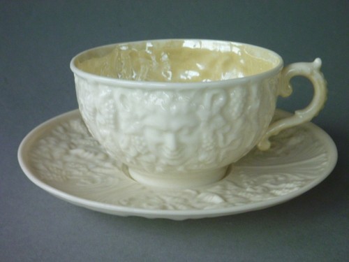 Antica tazza piattino - antica, e