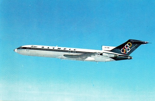 Cartolina aereo olympic - cartolina,