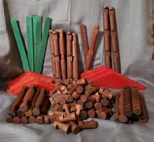 Lotto di 110 tronchi di legno