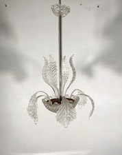 ANTICO LAMPADARIO A FOGLIE