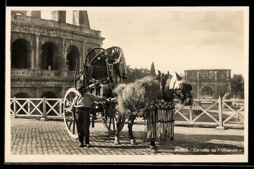 Roma carretto vinarolo - roma,, da
