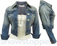 NUOVO Giacca di Jeans Donna