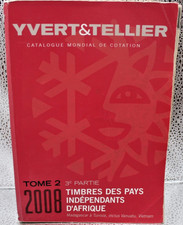 Catalogo 2008 Yvert & Tellier Tome 2 Parte 3 Usato Discrete Condizioni (C.F)