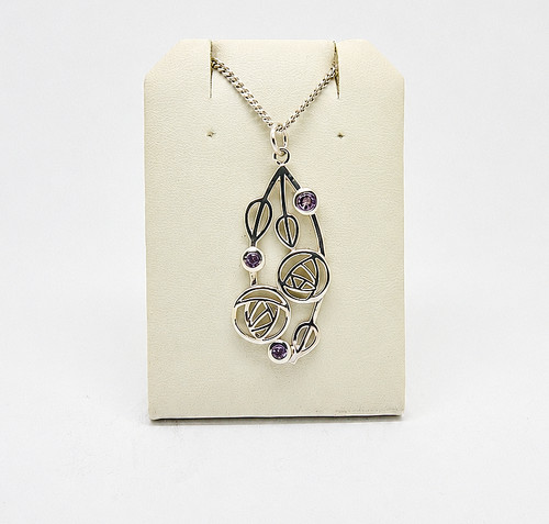 Ciondolo ametista argento - in,