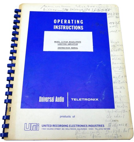 Urei teletronix universal - teletronix,