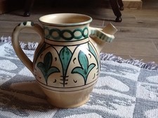 Piccolo orcio in terracotta riproduzione ceramiche medioevali centro Italia 