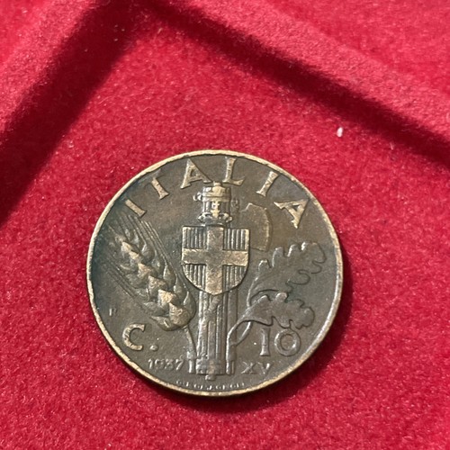Cent 1937 regno d - 10, cent.