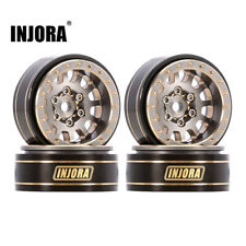 Cerchi ruota INJORA 1.0 Plus ottone Beadlock -3,75 mm offset per TRX4M SCX24 FCX24