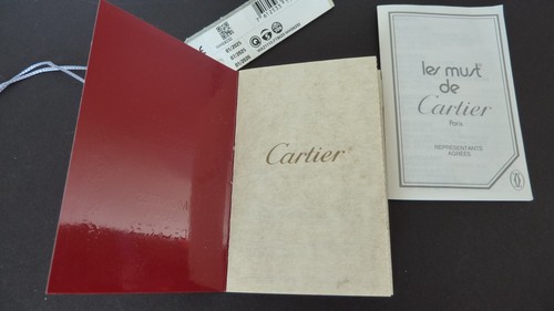 Cartier swiss bocklet - bocklet, warranty