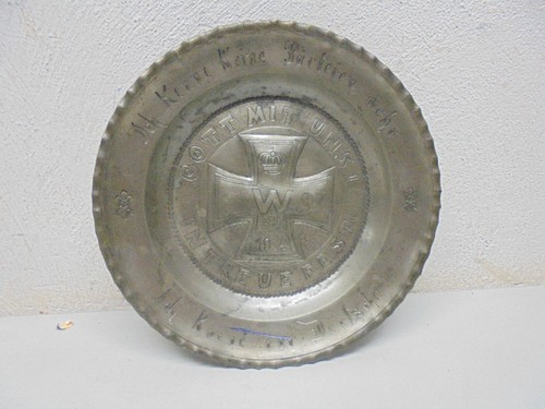 Piatto ww1 con - impresso, ek