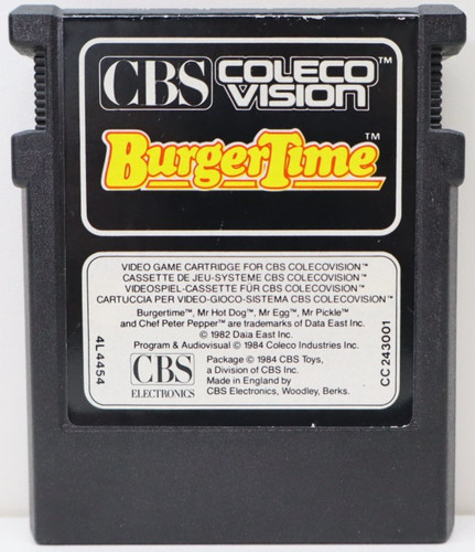 Gioco colecovision burger - gioco,
