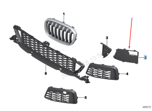 Bmw f48 anteriore sport - anteriore, m