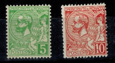 Timbre Monaco N° 022 et 23 **
